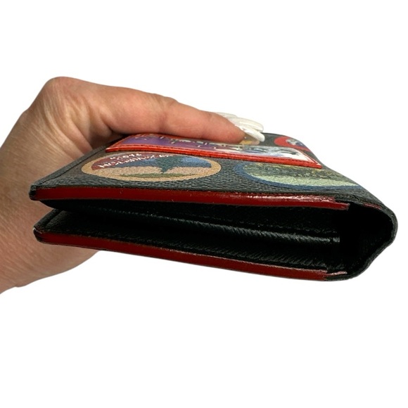 Louis Vuitton Multi Damier Graphite Brazza Alps Sticker Wallet Black Multicolor - Picture 12 of 16